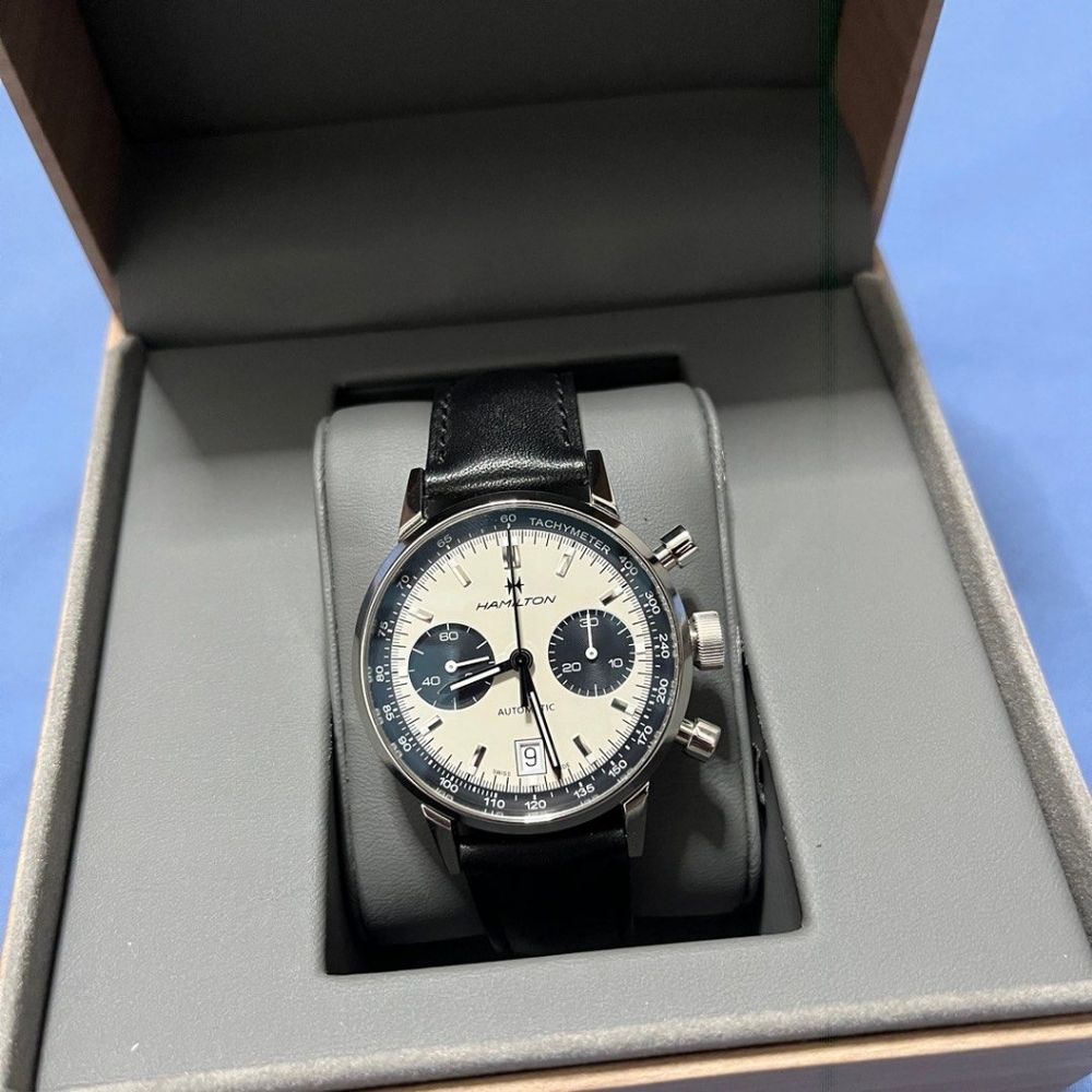 Urgent - Hamilton Intra-Matic Chronograph Panda Dial